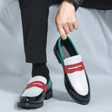 Pointed Toe Moccasins Casual Men Slip on Durable Hot Selling Handmade Classic Penny Loafer Dress Shoes