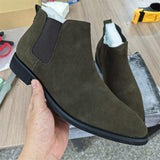 Classic Design Comfortable Pointed Toe Dress Shoes Hot Selling Fashion Genuine Leather Ankle Boots for Men