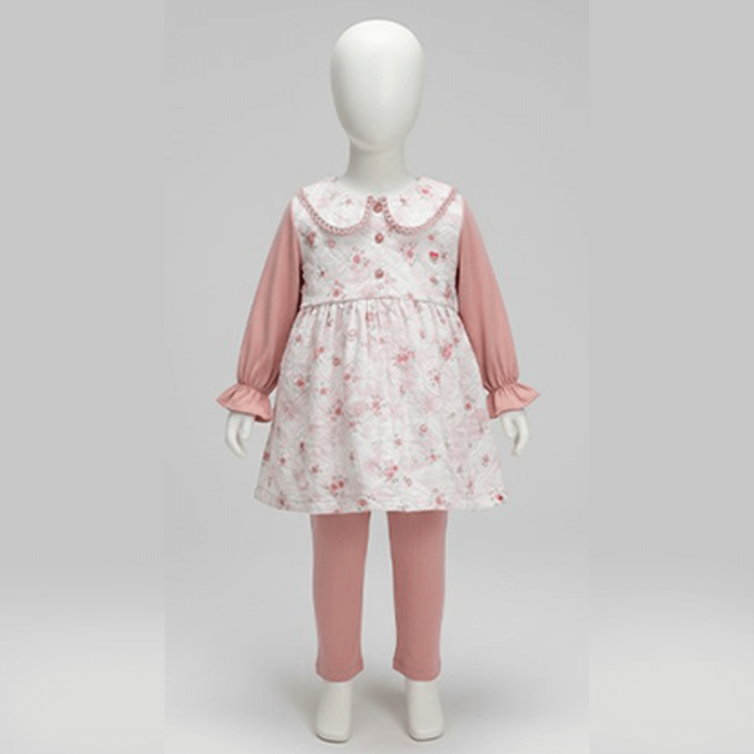 Vintage Floral Frock For Kids