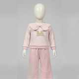 Classic Stripes and Pearl Bow Set