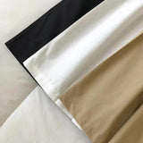Women Elastic High Waist Gathered Midi Skirt Solid Loose A-Line Flowy Long Skirt Minimalist Casual Daily Ladies Swing Skirt
