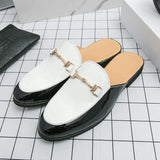 Classic Design Hot Selling Summer Breathable Home Slippers Durable Half Loafers Shoes Fashion Men Casual Slippers