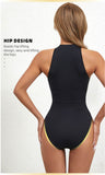 Crewneck Bodysuit Bra Extender Waistcoat Sleeveless T-shaped Shapewear