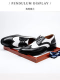 Sophisticated Brogue Lace-Ups: Wedding Oxfords Formal Genuine Leather Dress Shoes Quality Men Brogues