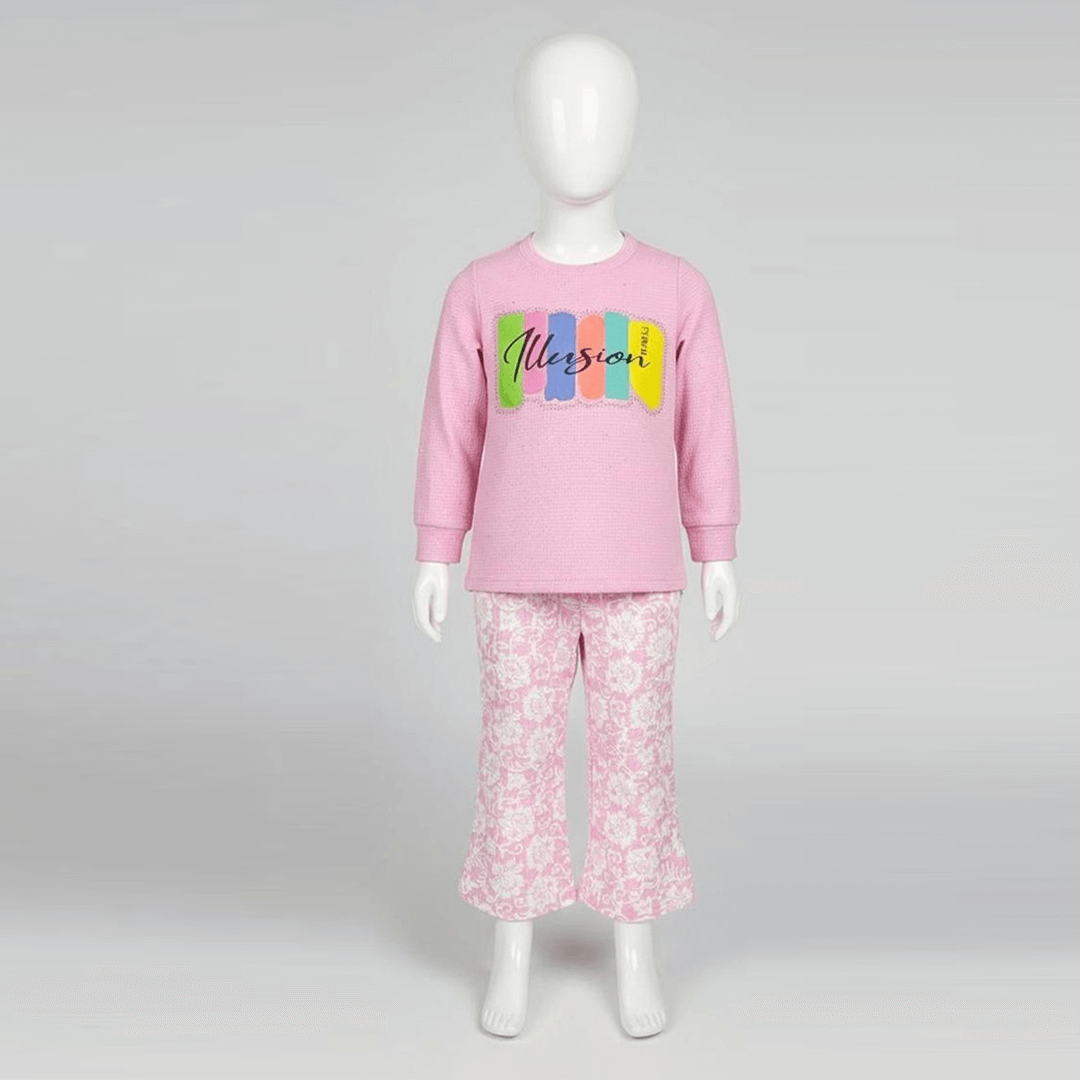 Floral Illusion Lounge Wear