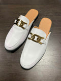 Breathable Backless Half Loafers Dress Shoes Summer Men Casual Shoes Sandals