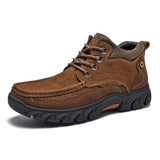 Chausure Pour Homme Cow Suede Genuine Leather Men Waterproof Hiking Sneakers Outdoor Trekking Shoes Men