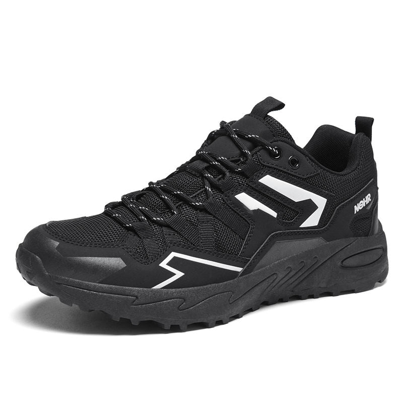 Professional Men Blank Mesh Leather Breathable Sports Hiking Shoes Anti-slip Safety Outdoor Boots
