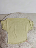 Loose Short Sleeve Top Fashionable Graphic Tee Irregular Oblique Shoulder Tops for Women