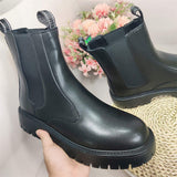 Thick Sole Height Increasing High Top Summer Winter Snow Boots Men Chelsea Boots