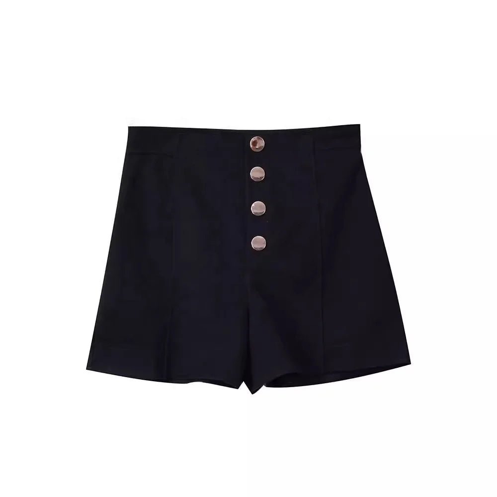 3XL 4XL 5XL Large Size Popular Shorts Women's New Autumn High Waist Slimming Wide Leg Casual Trendy Pants - Zeprah