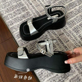 Women's Casual Open-Toe Thick Sole Platform Sandals - Perfect for Summer Style