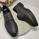 Pointed Toe Rubber Sole Black Brown Wedding Footwear Formal Classy Casual Dress Shoes for Men