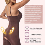 Open Plus Size Body Shaping Clothes Women's Postpartum Tunic Abdominal Shaping Puddle Tight Chest Shaping Body Shapwear