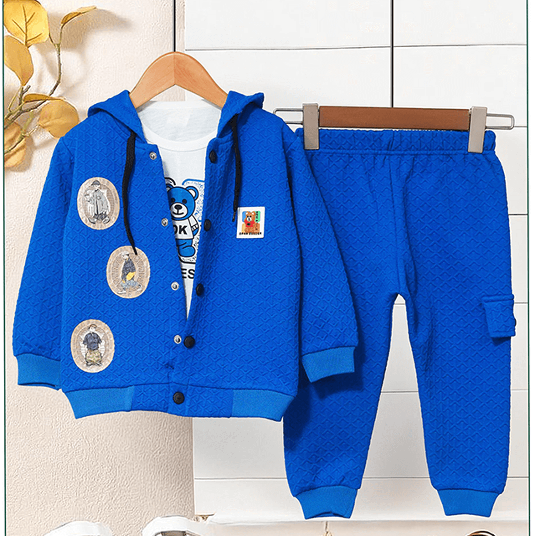 Playful Patchwork Puffer Set