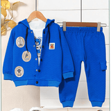 Playful Patchwork Puffer Set