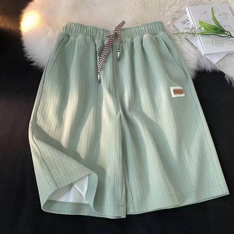 Ice-silk Bermuda Shorts Versatile Casual Shorts Summer Men's Short Pants
