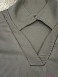 V-neck Long-sleeved Top Classic Long Sleeve Base Shirt Slim-fit Long-sleeved T-shirts