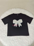 Cotton Round Neck Short Sleeve Top Sequins Butterfly Embroidery Design Sense Pattern Summer New Women's T-Shirt