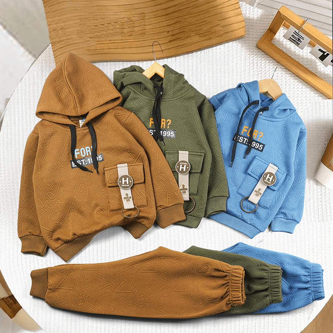 Pocket Hoodie & Joggers For Kids
