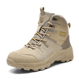 Blank Genuine Cow Suede Leather Sports Outdoor Shoes 13 14 47 48 High Top Winter Hiking Boots for Men