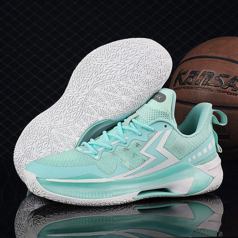 Lightweight Breathable Mesh Low Cut Basketball Shoes with High Traction Outsole and Responsive EVA Midsole for Court Play