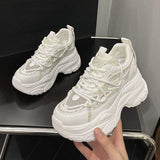 Casual Rhinestone Sepatu Trainers Lady Footwear Platform Shoes New Model Women's Fashion Sneakers