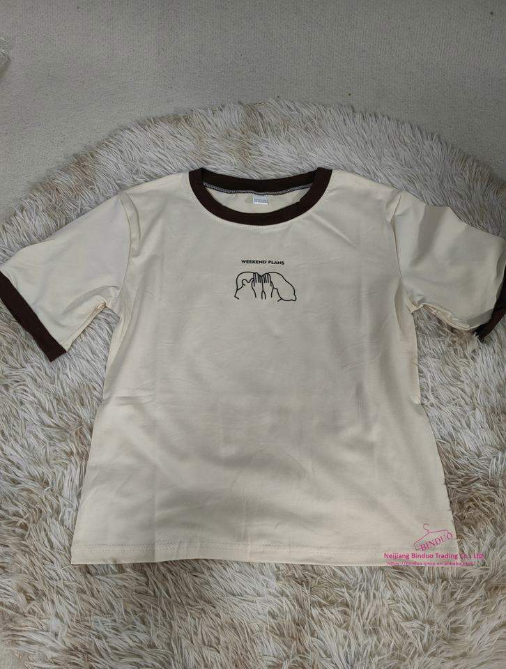 Cheapest Tops for Women Lightweight T-shirt Printed Short-sleeved T-shirt