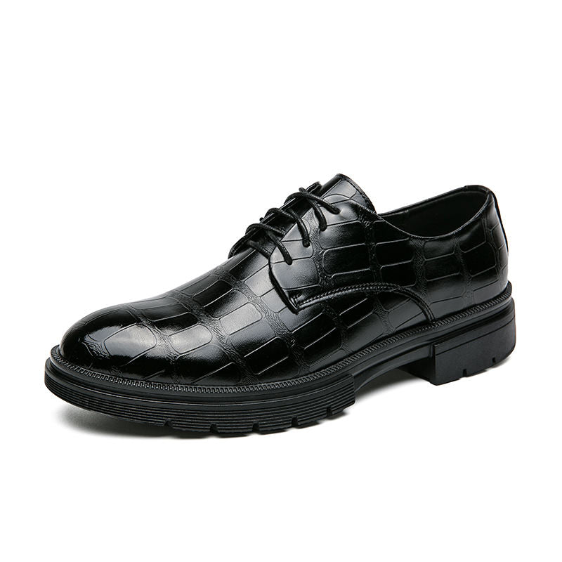 Hot Selling Casual Formal PU Leather Shoes Classic Design Lace up Handsome Good Quality Men Wedding Dress Shoes