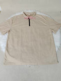Men's Summer 2 Piece Outfit Waffle Knit Solid Color Casual Loose Lapel T-Shirt & Shorts Set