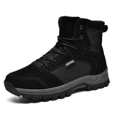 Blank Suede Leather Sports Hiking Outdoor Shoes 13 14 47 48 High Top Winter Casual Work Boots for Men