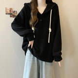 4xl Large Size Hooded Top Women's 2025 Autumn and Winter New Loose Slim Fashionable Long Sleeve Hoodie for Women - Zeprah