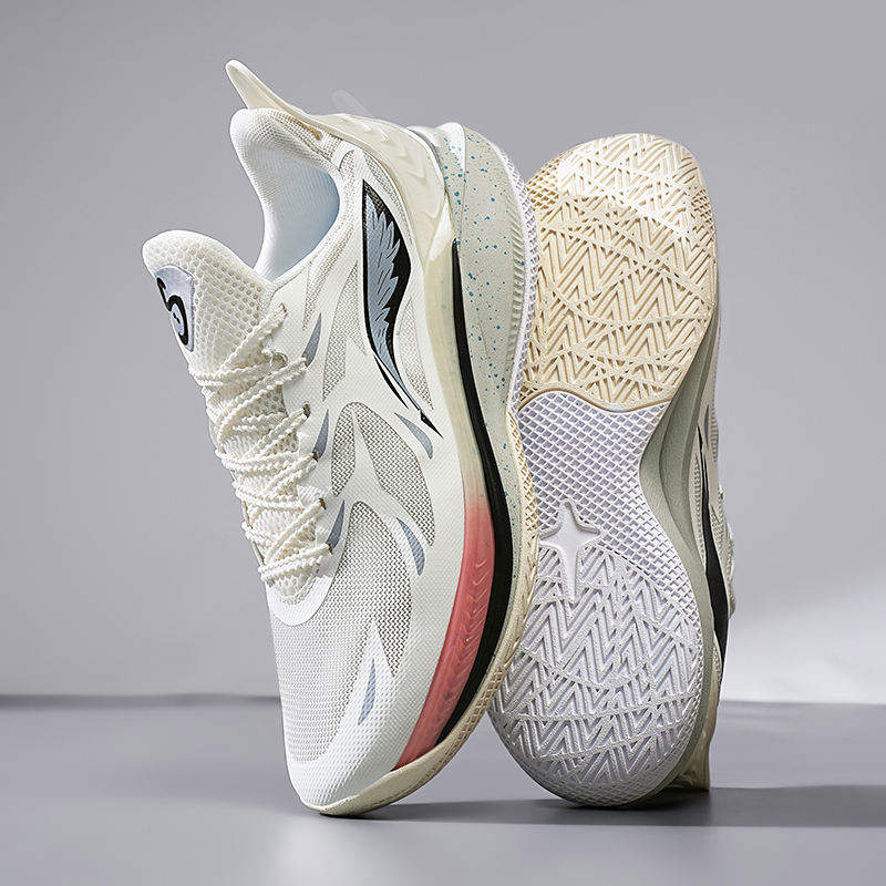 Anti Slip Professional Men Outdoor Sports Sneakers Breathable Blank Mesh Women Basketball Shoes
