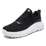 Flexible Knitted Upper Casual Sport Sneakers with Breathable Mesh Cushioned Insole Ultra Soft EVA Outsole