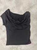 Fashion Sexy Tops for Women Lace up Hot Girl Style T-shirt Seductive Women's T-shirts