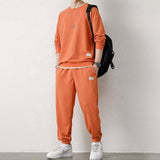 Loose Casual Autumn and Winter Men's Set New Round Neck Men's Sweatshirt Set
