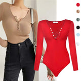 Long Sleeve Women's Bodysuit Exquisite T-shirt Design for Fashion Conscious Women
