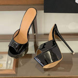 Nude Sandalia Con Plataformas New Arrival Peep Toe Cute Female Stiletto Platform Heels for Women