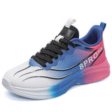 Mens Casual Walking Mesh Athletic Trainers Cushioned Responsive Midsole Flexible Running Shoes