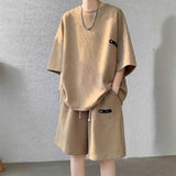 Summer Fashion Casual Sports Men's T-shirt and Short Set Fashion Elegant 2-piece Set Best-selling Women's Casual Sets