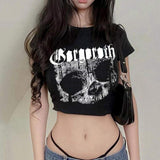 Classic Short Sleeve Top Crewneck Tops for Women Solid T-shirt