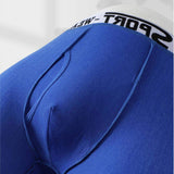 Long Leg Men Boxer Briefs Sport Wear Elastic Waist Soft Breathable Men Underwear Cycling Anti Chafing Long Boxer Shorts