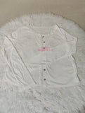 2026 New Arrival Women's Lace Trim Sheer Sun Protection Cardigan with Flared Sleeves & Button Front for Summer Layering