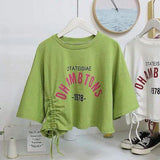 Trendy Women's Clothing Loose-fit Short-Sleeved Tee Best-selling Graphic Tee