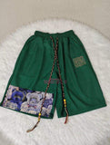 New Men's Summer Embroidered Casual Shorts Bulk Loose Unique Sporty 5-Inch Pants