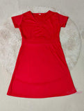 Slim-fit Wrap Dress V-neck A-line Dress Modern Empire Waist Dress