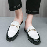 Classic Design Hot Selling Summer Breathable Home Slippers Durable Half Loafers Shoes Fashion Men Casual Slippers