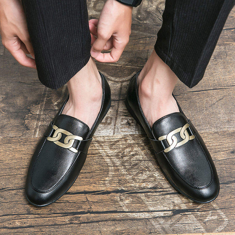 Fashion Design Microfiber Material Top Grade Classy Men Dress Shoes