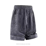 New Arrival Mens Honeycomb Waffle Knit Shorts Thick Braided Draw Cord Elastic Waist Loose Casual Gym Five Inch Shorts