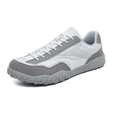 Mens Breathable Trail Walking Shoes Suede Low Top Trainers for Outdoor Casual and Everyday Comfort